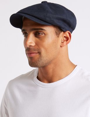 Pure Linen Baker Boy Cap with Cool & Fresh&trade;
